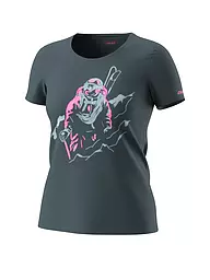 DYNAFIT | Damen T-Shirt Blacklight | grau