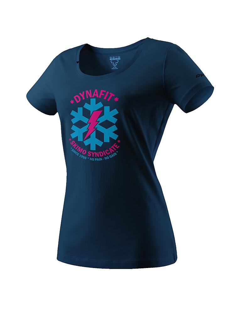 DYNAFIT | Damen T-Shirt Graphic | blau