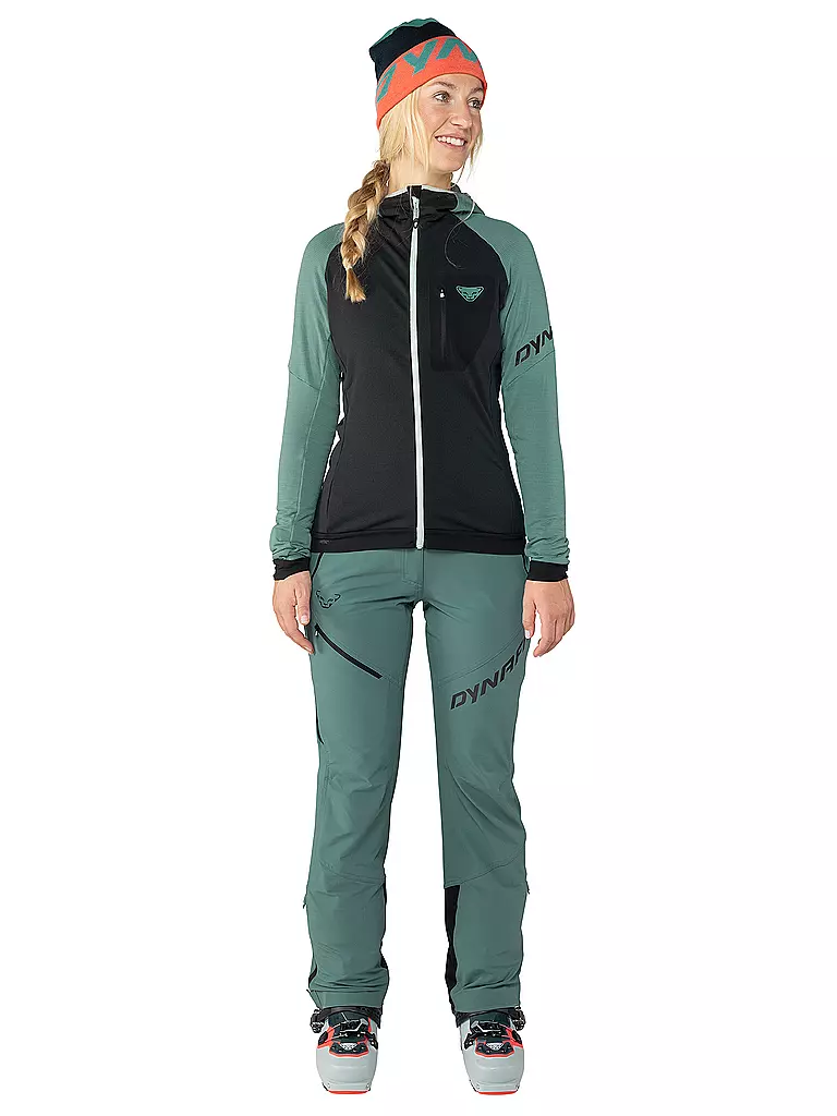 DYNAFIT | Damen Touren Fleecejacke Radical Polartec® Hoodie | schwarz