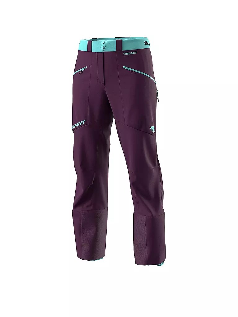 DYNAFIT | Damen Touren Softshellhose Radcal | dunkelrot