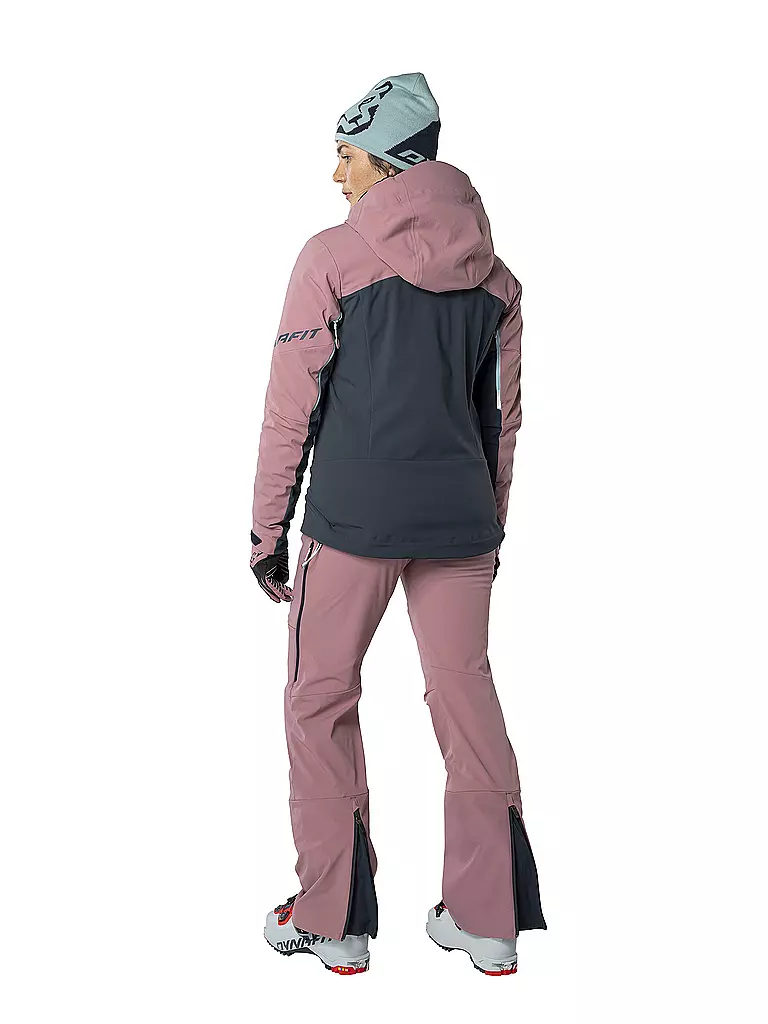 DYNAFIT | Damen Touren Softshelljacke Radical Hoodie | rosa