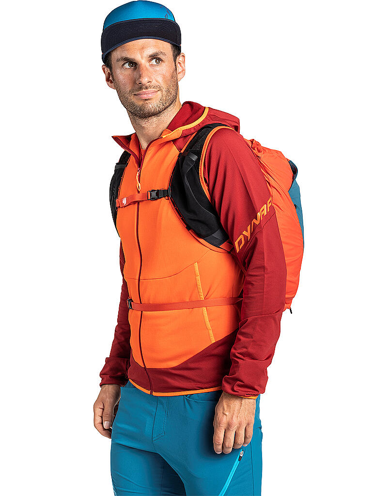 DYNAFIT | Herren Fleecejacke Transalper Light Polartec® Hoody | orange