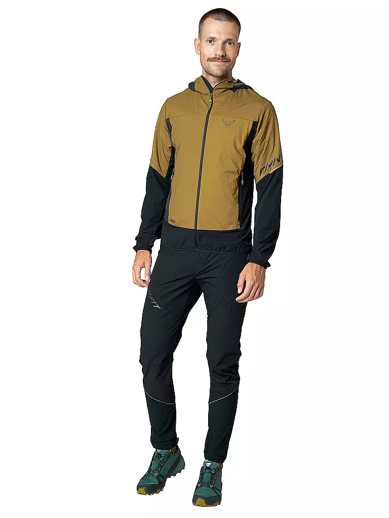 DYNAFIT | Herren Fleecejacke Traverse Alpha Hoodie | senf