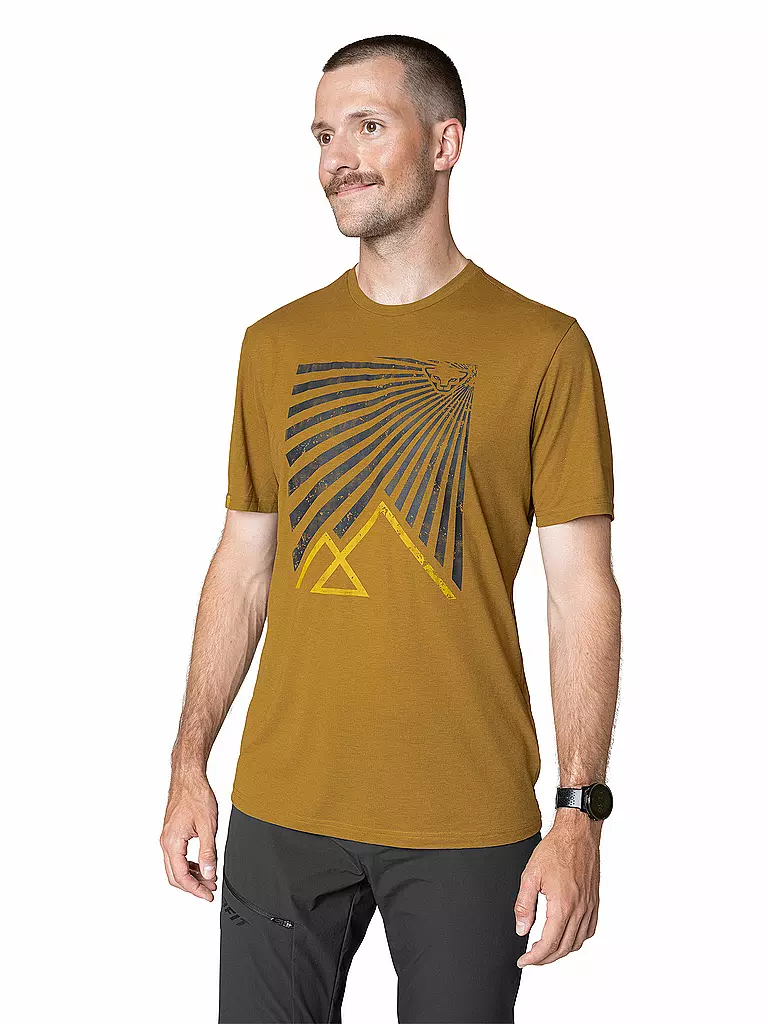 DYNAFIT | Herren Funktionsshirt Transalper Graphic | senf