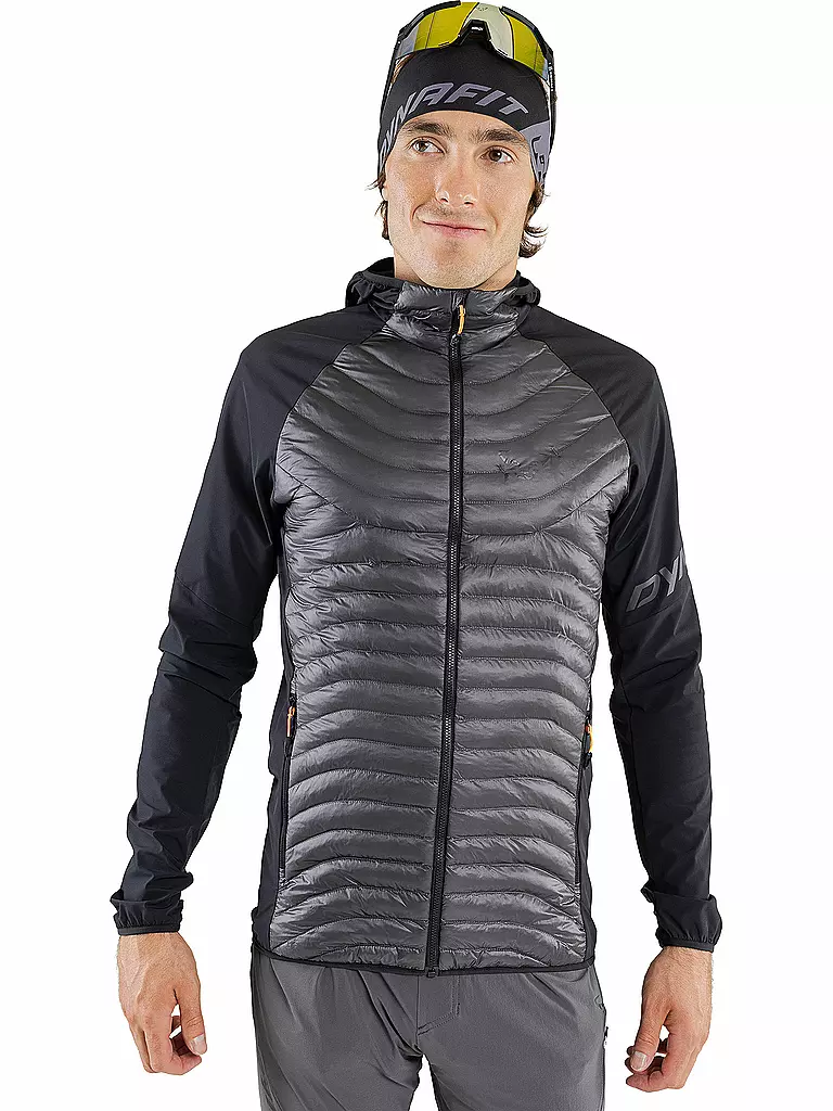 DYNAFIT | Herren Hybridjacke Transalper Hoodie | schwarz