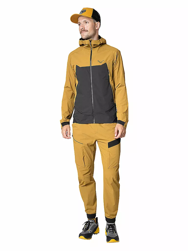 DYNAFIT | Herren Softshelljacke Transalper DST Hoodie | senf