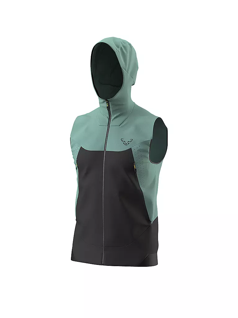 DYNAFIT | Herren Softshellweste Transalper DST Hoodie | petrol