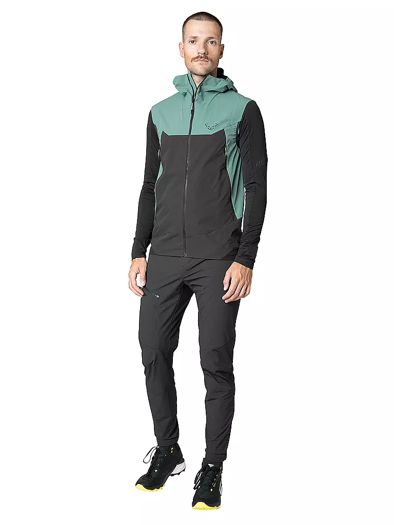 DYNAFIT | Herren Softshellweste Transalper DST Hoodie | petrol
