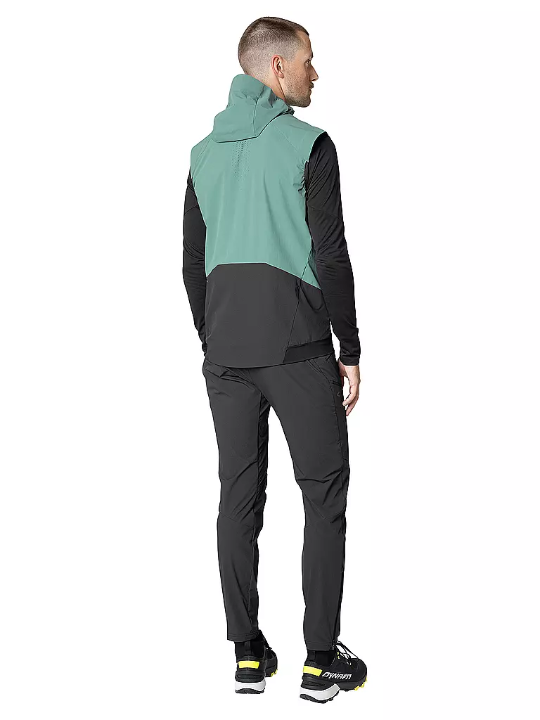 DYNAFIT | Herren Softshellweste Transalper DST Hoodie | petrol