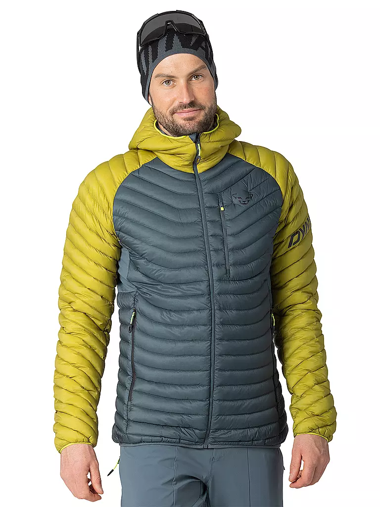 DYNAFIT | Herren Touren Isojacke Radical Down RDS Hoodie | gold