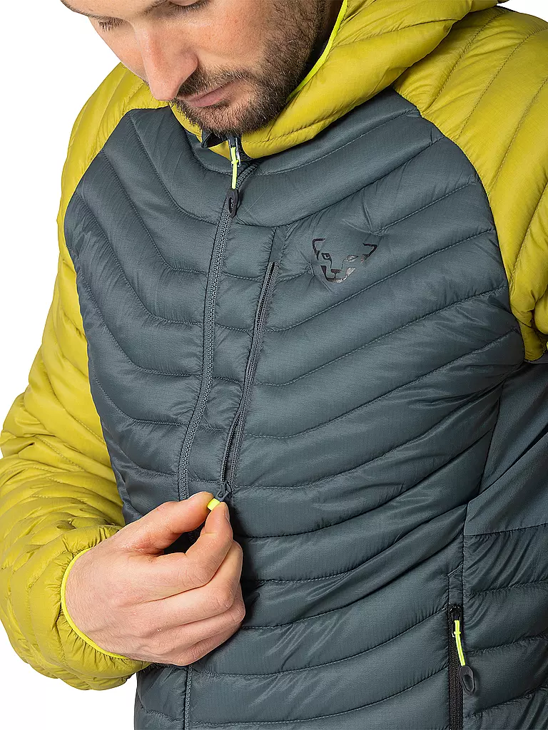 DYNAFIT | Herren Touren Isojacke Radical Down RDS Hoodie | gold