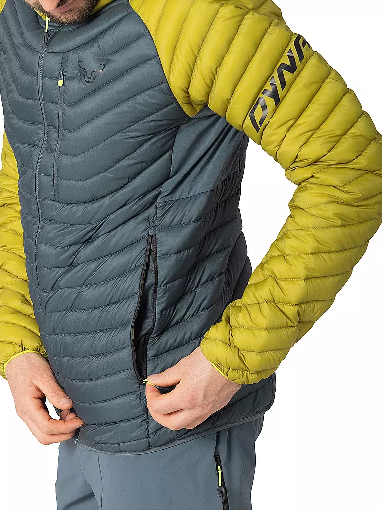 DYNAFIT | Herren Touren Isojacke Radical Down RDS Hoodie | gold
