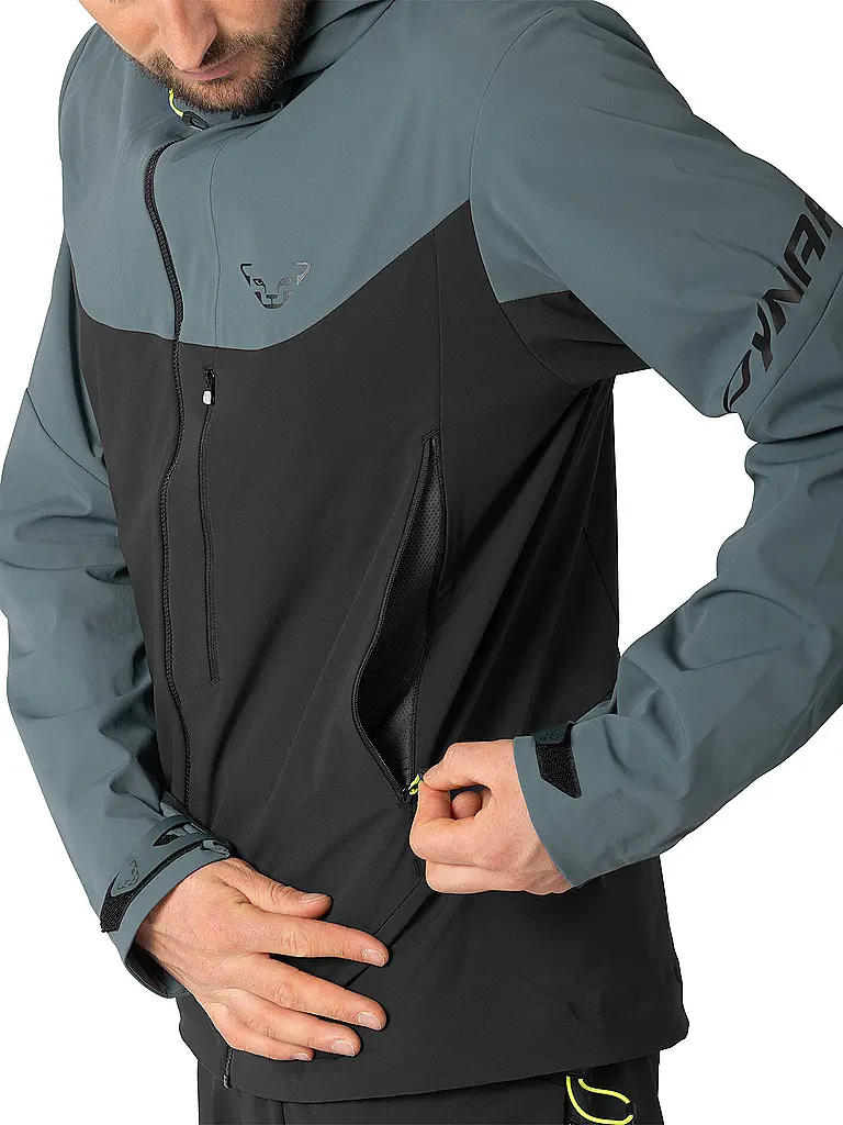 DYNAFIT | Herren Touren Softshelljacke Radical Hoodie | petrol