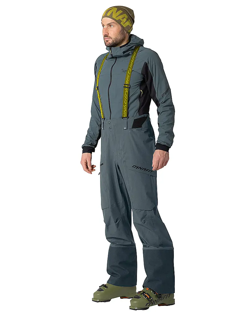 DYNAFIT | Herren Tourenhose Tigard 3L Stretch mit Träger | petrol