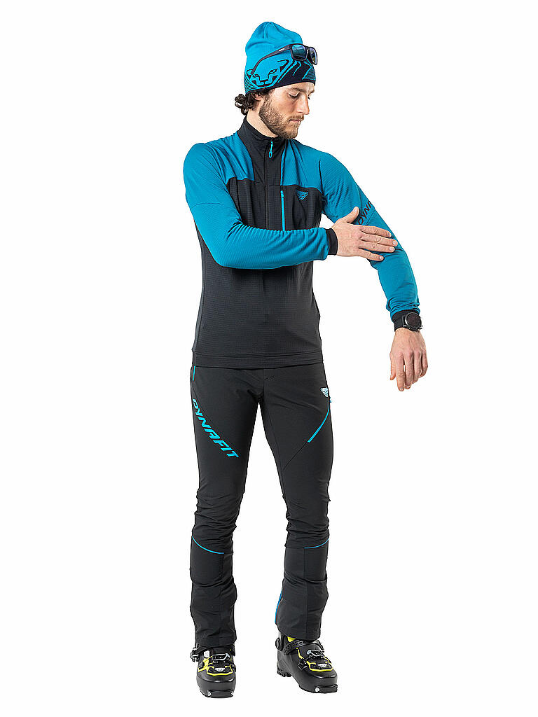 DYNAFIT | Herren Tourenshirt Speed Polartec 1/2 Zip | blau