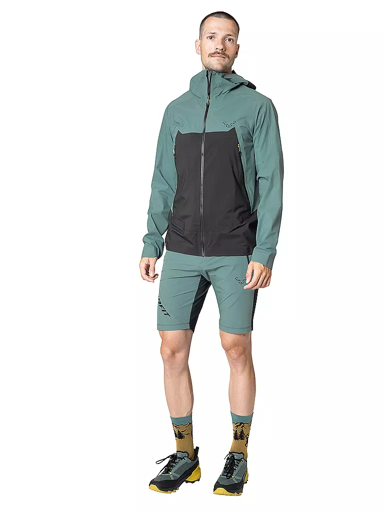 DYNAFIT | Herren Wanderjacke Transalper 3L Hoodie | petrol