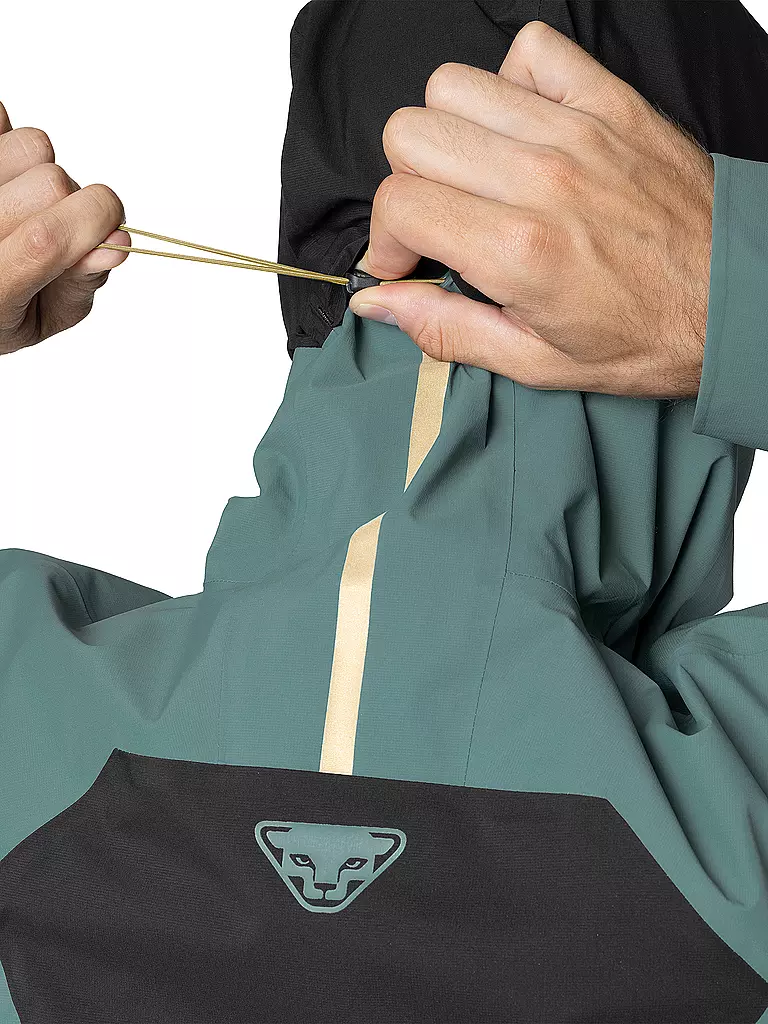 DYNAFIT | Herren Wanderjacke Transalper 3L Hoodie | petrol