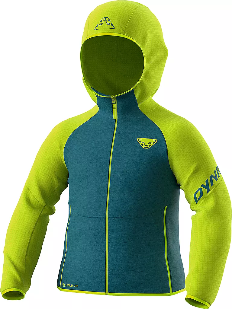 DYNAFIT | Kinder Fleecejacke Youngstar Polartec® Kapuze | grün