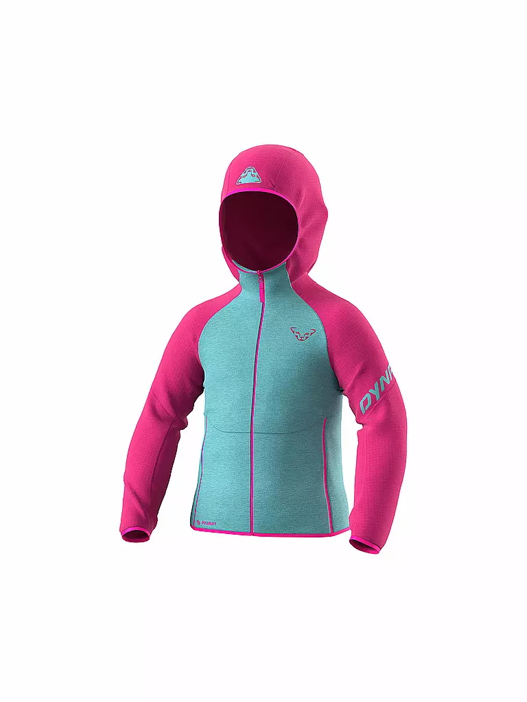 DYNAFIT | Kinder Fleecejacke Youngstar Polartec® Kapuze | pink