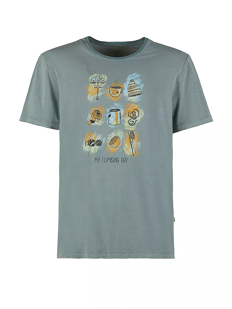 E9 |  Herren Klettershirt Things  | dunkelgrün