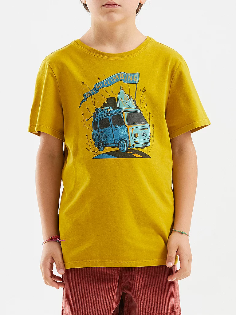 E9 Kinder Klettershirt B-Furgo Bus gold | 128 — Bild 3