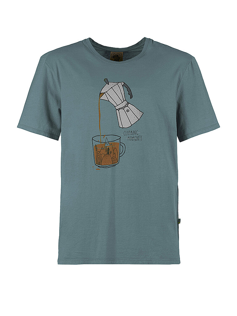 E9 Herren Klettershirt Cup hellgrau | XL — Bild 2