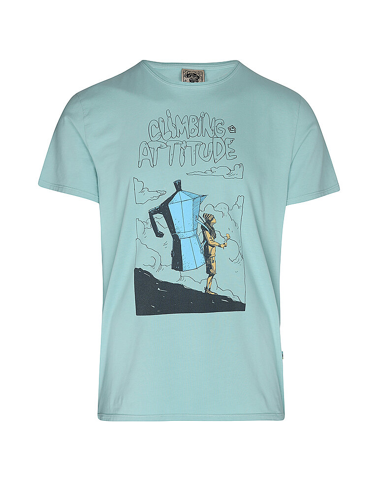 E9 Herren Klettershirt Atti Espresso hellblau | S
