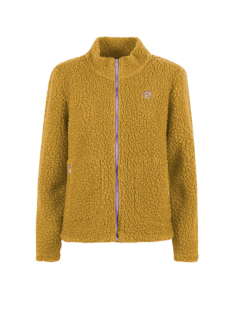 E9 Damen Kletterjacke Teddyfleece Puf 2.3 senf