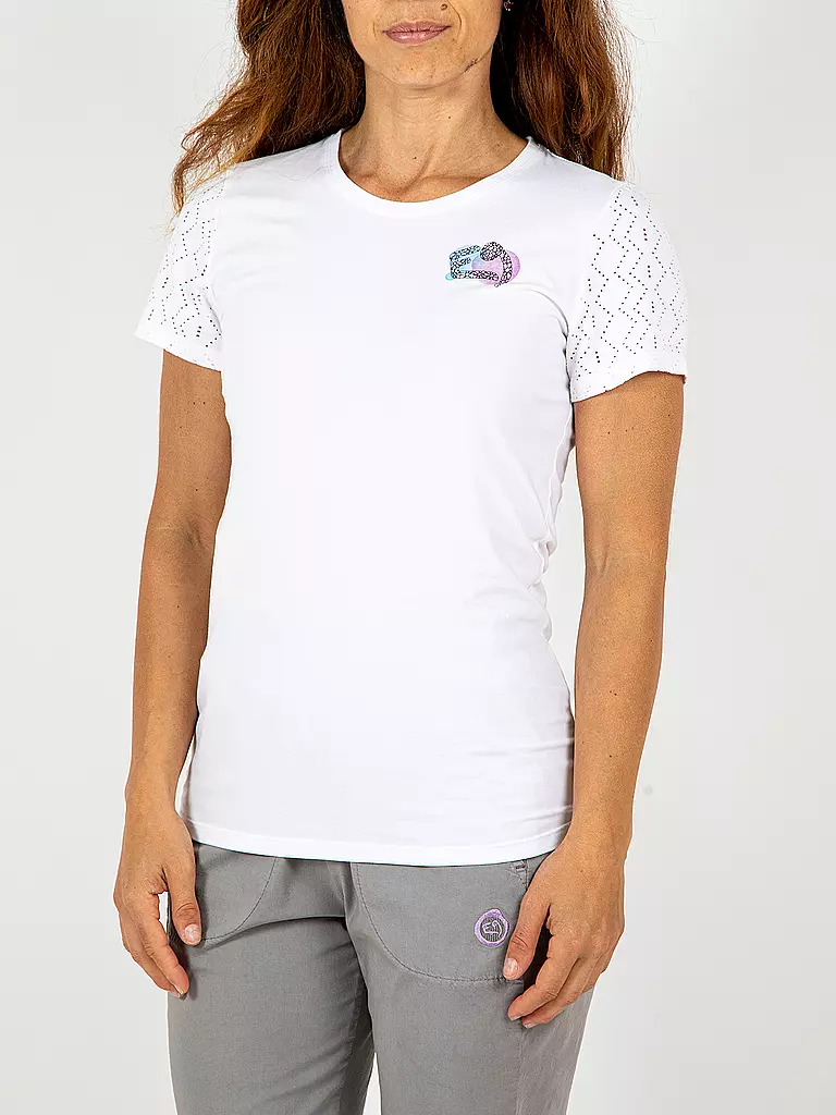 E9 | Damen Klettershirt Light Ball | weiss