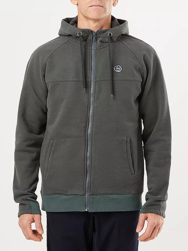 E9 | Herren Fleecejacke Free UD2.2 Hoodie | olive