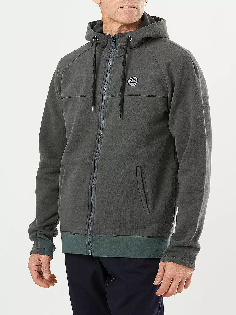 E9 | Herren Fleecejacke Free UD2.2 Hoodie | olive