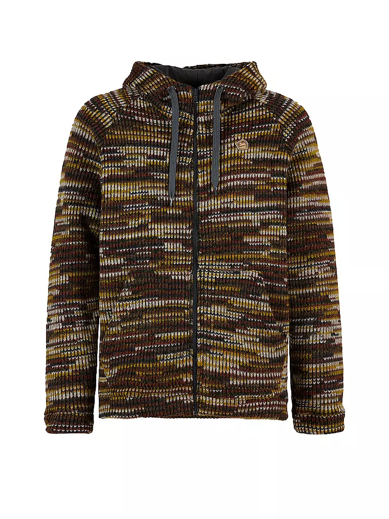 E9 | Herren Fleecejacke Happy Woolmix Hoodie | braun