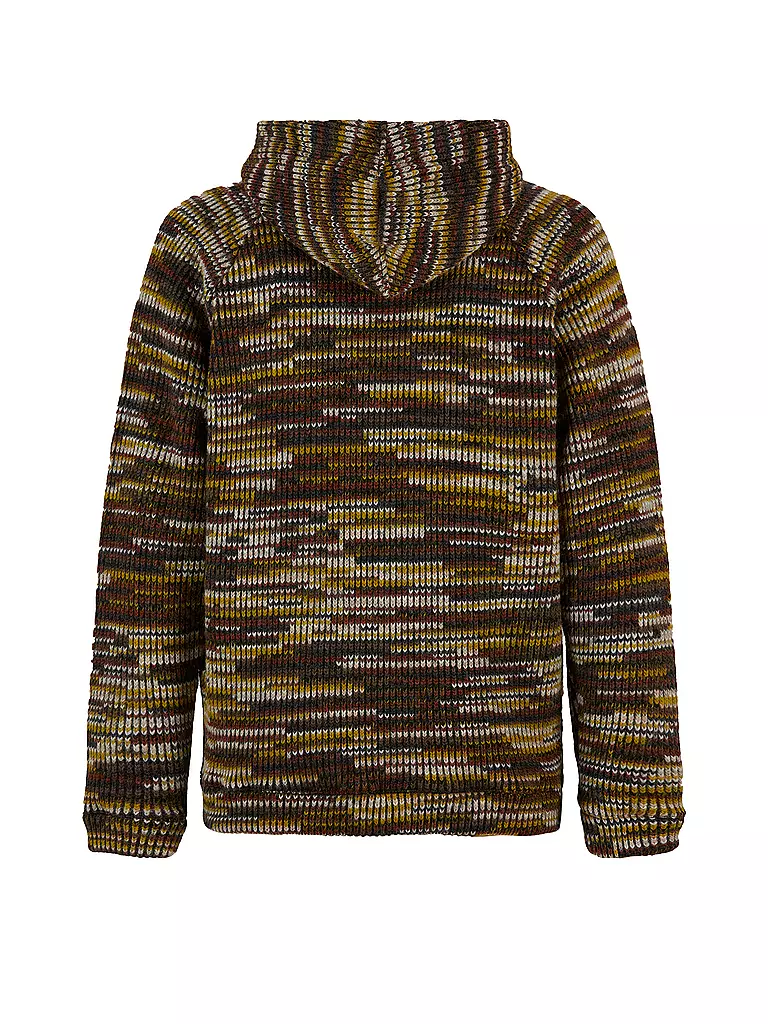E9 | Herren Fleecejacke Happy Woolmix Hoodie | braun