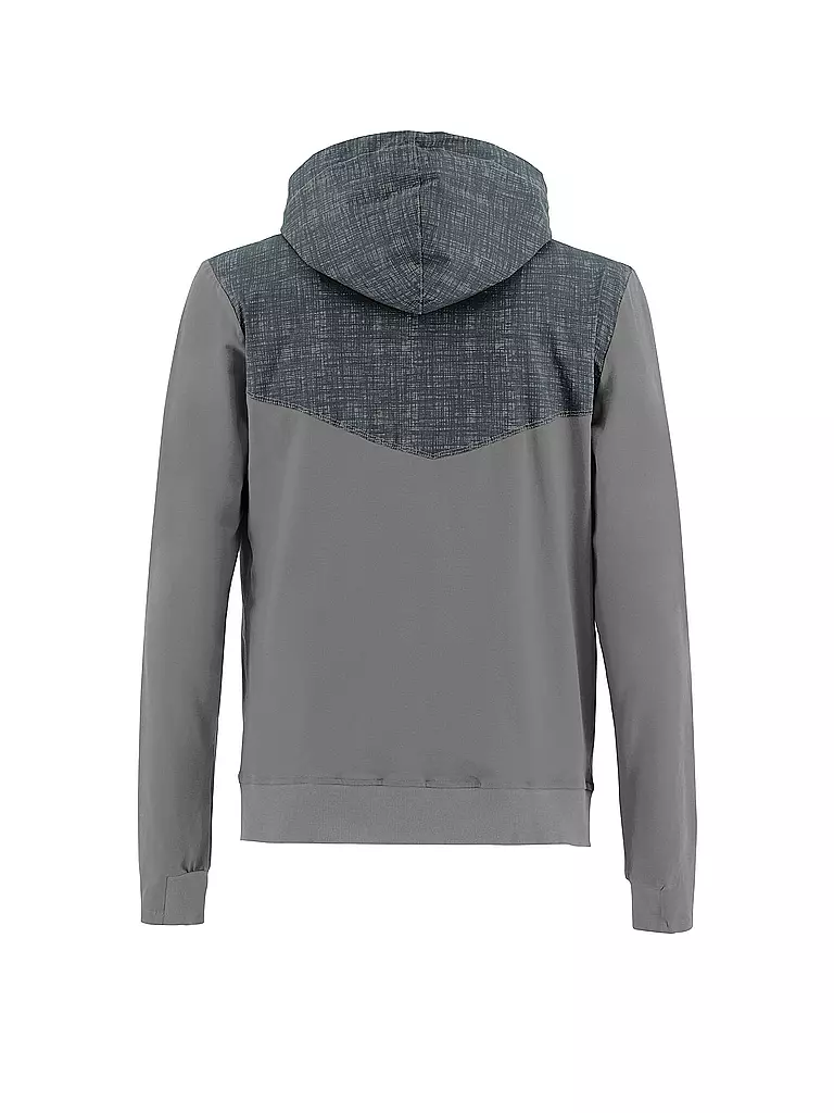 E9 | Herren Fleecejacke Vu Hoodie | grau