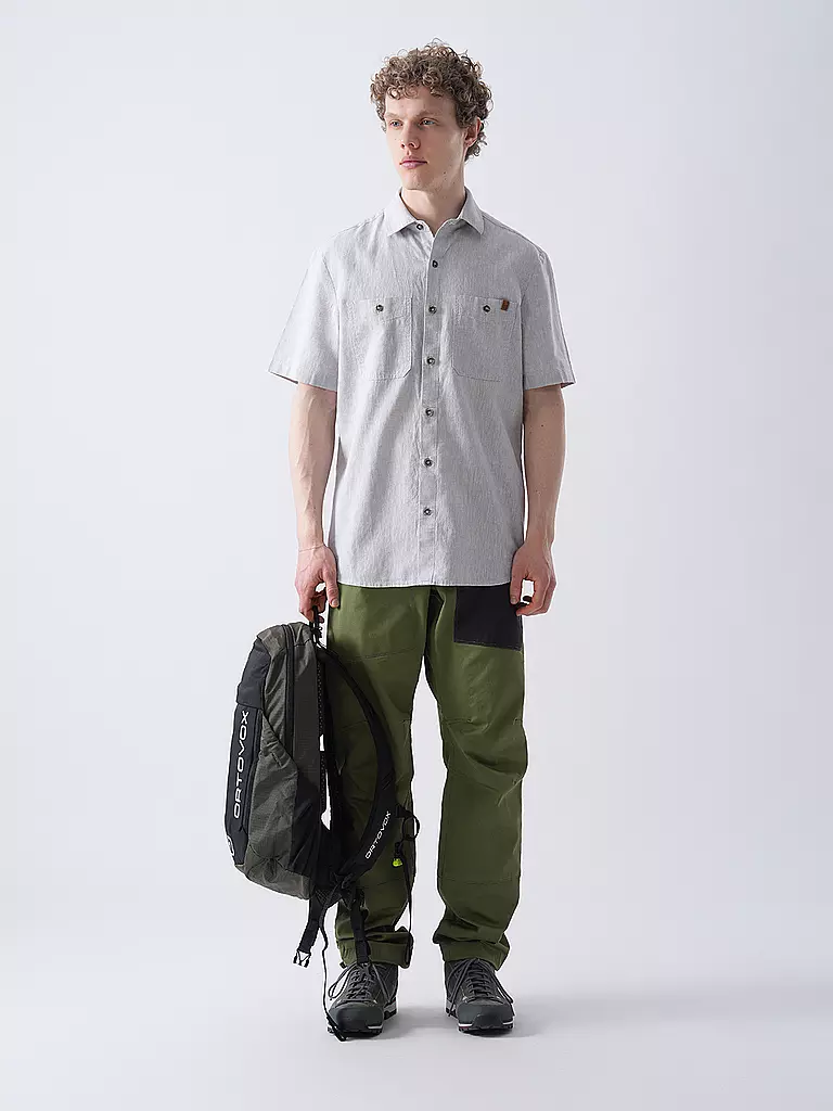 E9 | Herren Kletterhemd Kiwi Leinen | hellgrau