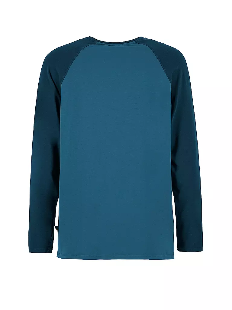 E9 | Herren Klettershirt Long Coffee | blau