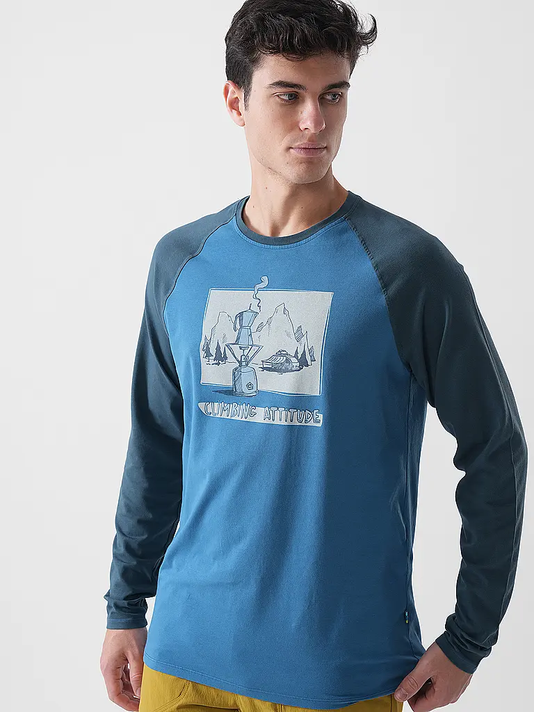 E9 | Herren Klettershirt Long Coffee | 