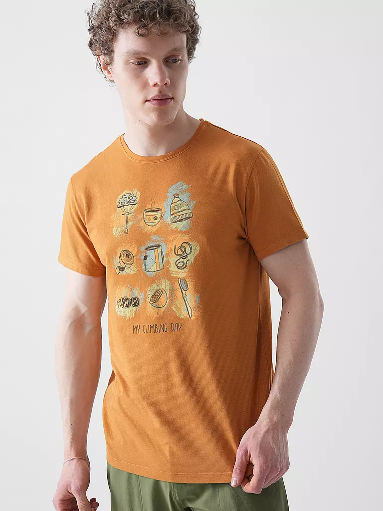 E9 | Herren Klettershirt Things | dunkelgrün