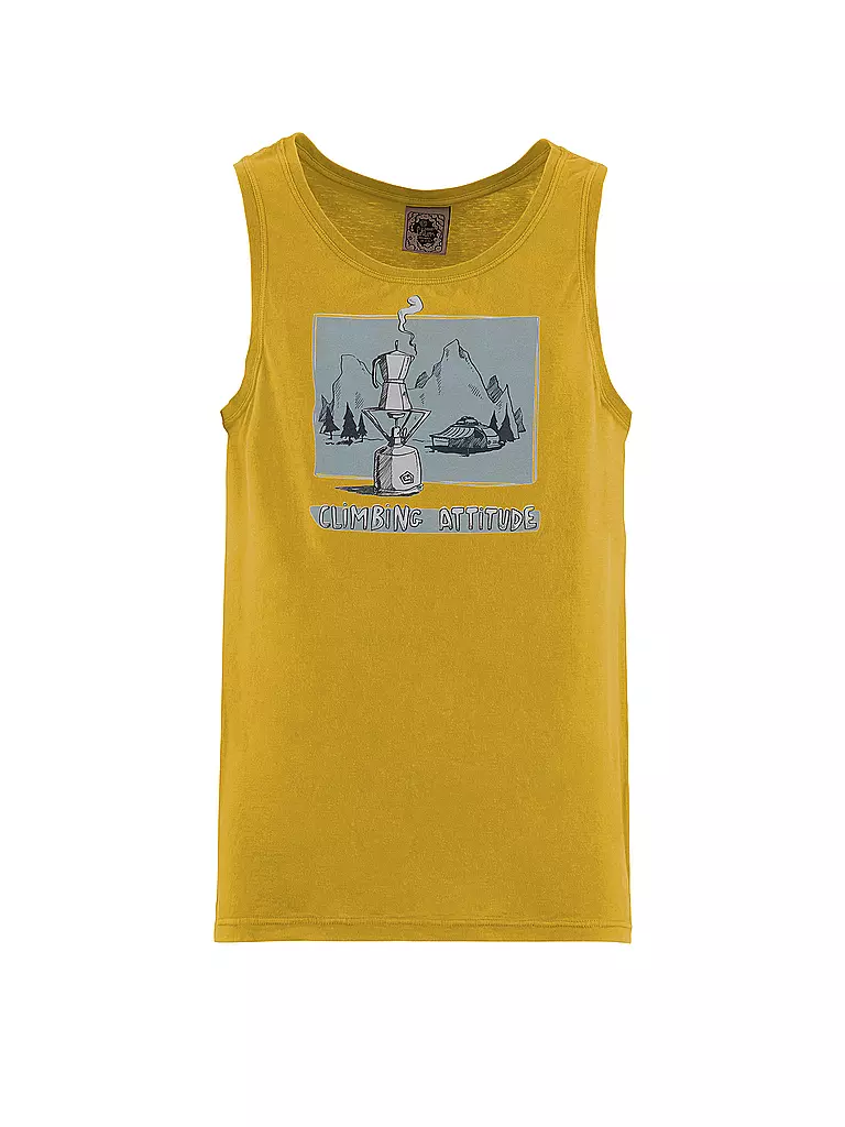 E9 | Herren Klettertank Caffee | senf