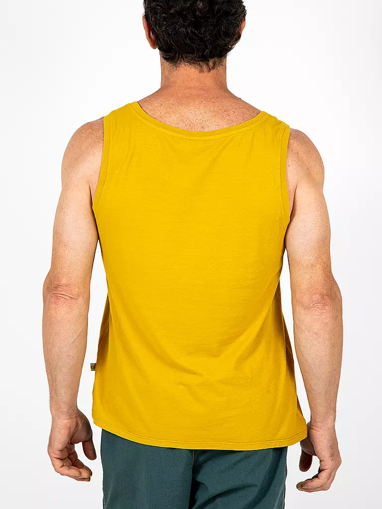 E9 | Herren Klettertank Caffee | senf