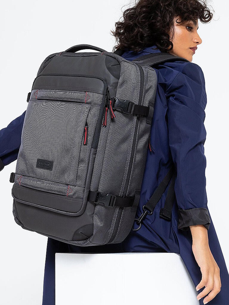 EASTPAK Reiserucksack Tranzpack Accent Grey grau
