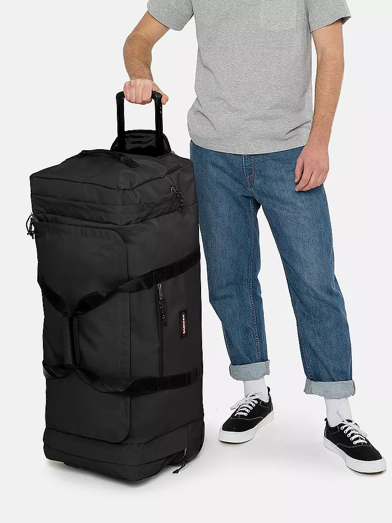 EASTPAK | Reisetasche Leatherface L + 104L | schwarz