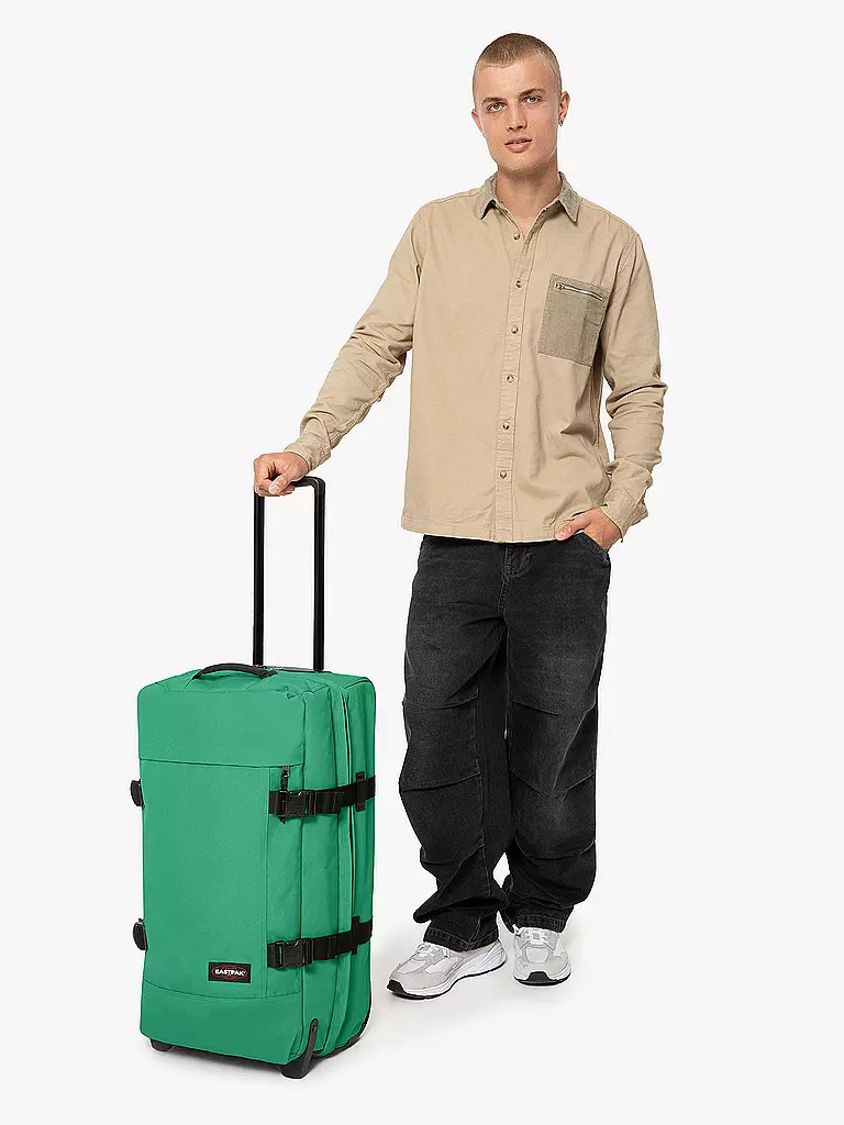 EASTPAK | Reisetrolley Tranverz M 78L | grün