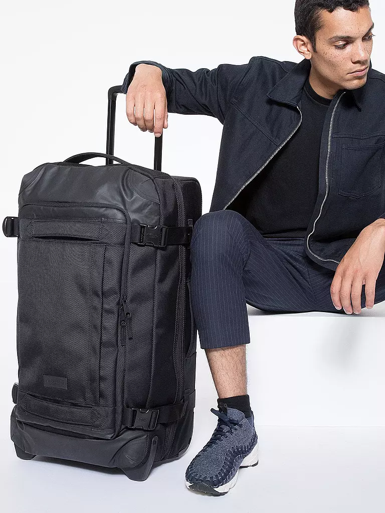 EASTPAK | Reisetrolley Tranverz M Cnnct  | schwarz