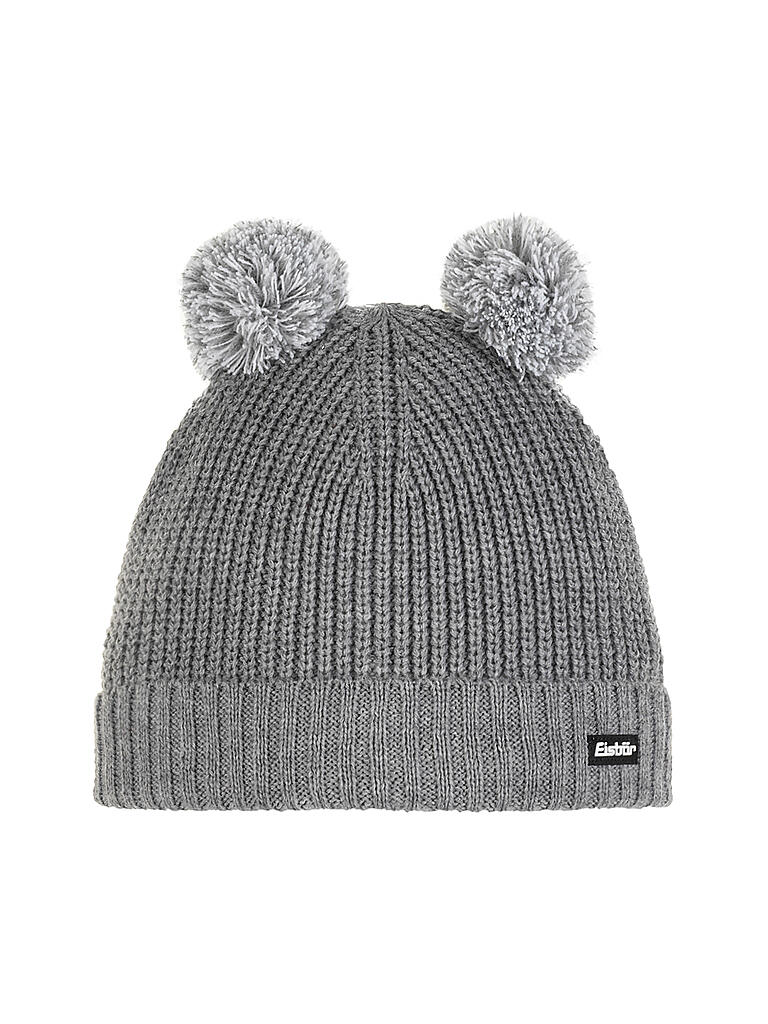 EISBÄR | Jungen Mütze Ponti Pompon | grau