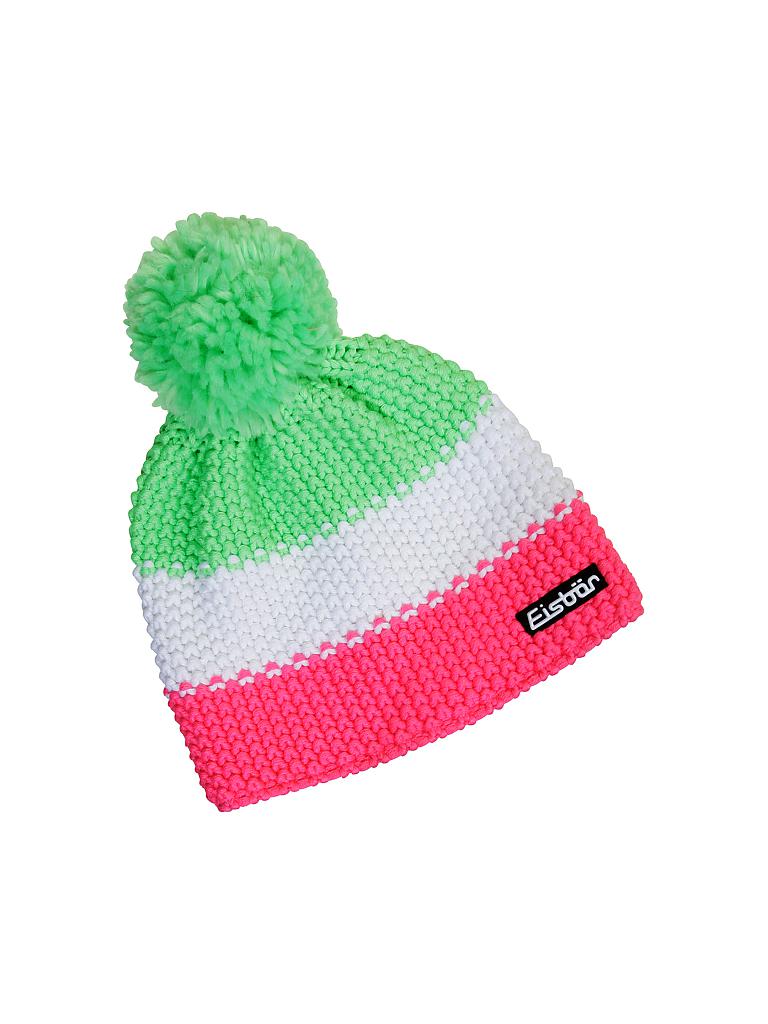 EISBÄR | Kinder Haube Star Neon Pompon | 
