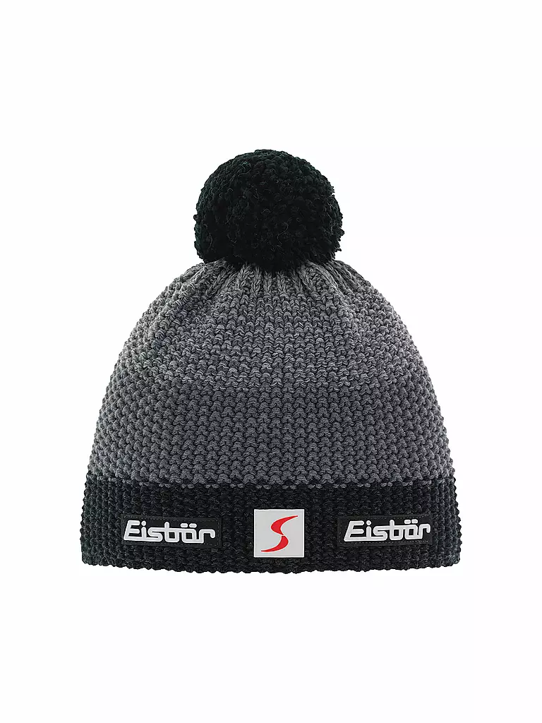 EISBÄR | Mütze Star Pompon | grau
