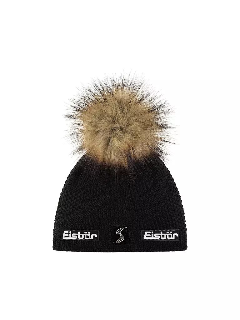 EISBÄR | Mütze Yva Lux Crystal | schwarz