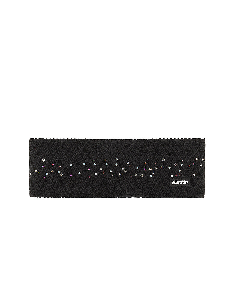 EISBÄR Damen Stirnband Lore Crystal schwarz