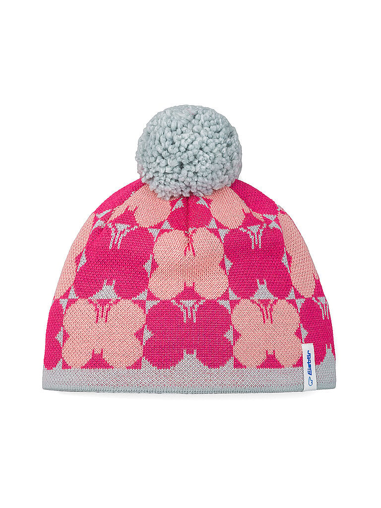 EISBÄR Mädchen Mütze Butterfly Pompon pink
